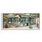 Stupell Industries European City Streets Traditional Restaurant Architecture Sidewalk Scene Framed Wall Art
